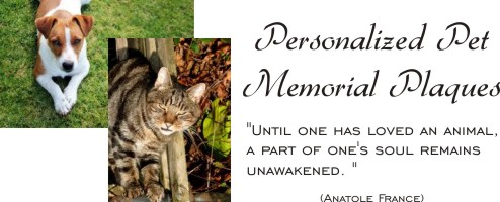 Pet Memorial Plaques